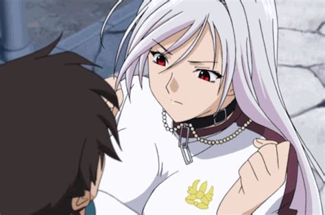 akashiya moka aono tsukune inner moka rosario vampire animated animated lowres tagme