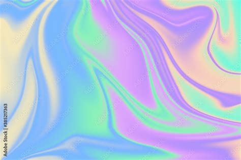 Holographic Background In Pastel Colors Background With Pastel