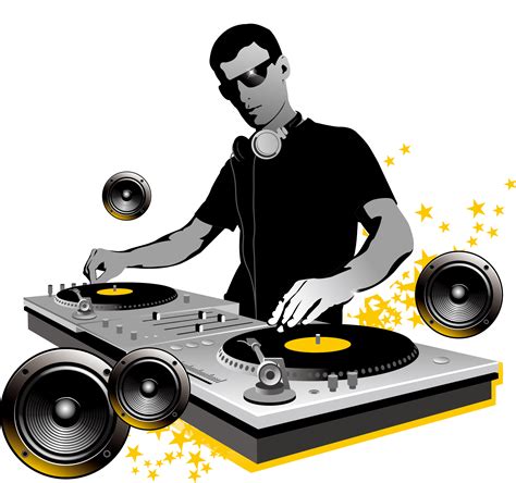 Vector Clipart Of A Dj Wearing Clipart Panda Free Clipart Images Images