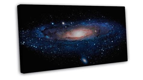 Andromeda Galaxy Stars Universe Space Wall Decor 20x16 Inch Framed