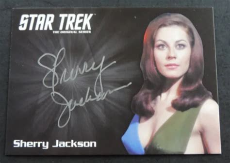 Star Trek Sherry Jackson As Andrea Autograph Rittenhouse