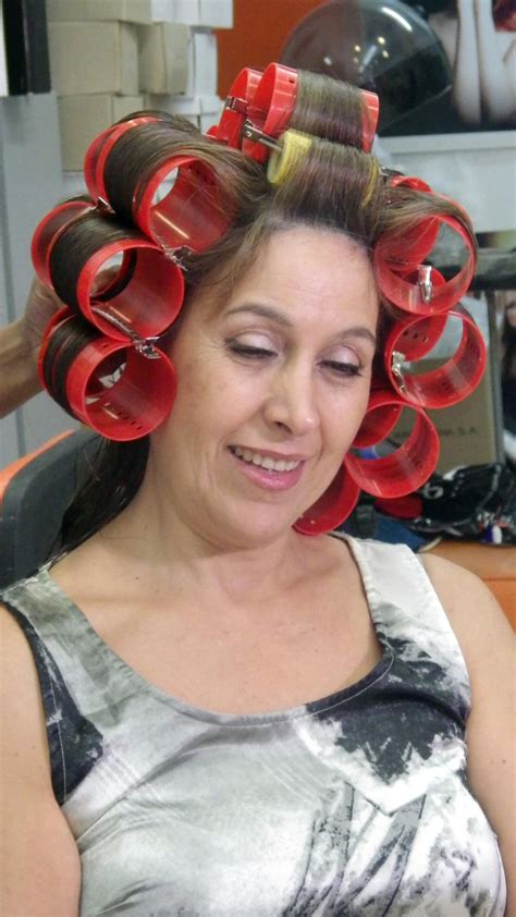 Beautiful Big Red Rollers Hair Rollers Hair Curlers Hair Beauty