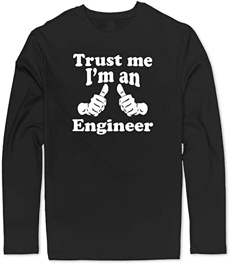 Mens Trust Me Im An Best Engineer T Shirts Black Small Amazonca