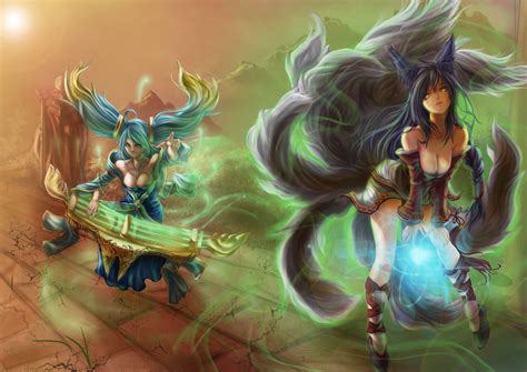 Free Download Hd Wallpaper Video Game League Of Legends Ahri
