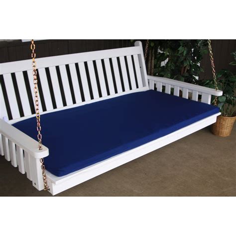 A And L Furniture Sundown Agora 6 Ft Swing Bed Cushion 2 In Thickness