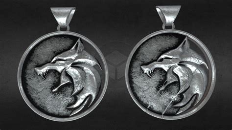 Witcher Medallions 3d Model By Vladimirfox Fox64 57213e3 Sketchfab