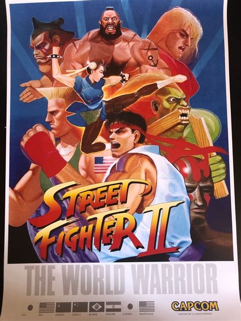 Pôster Street Fighter 2 The World Warrior Parcelamento Sem Juros
