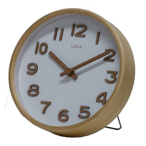 Buy Leni Tablewall Clock White 18cm Online Purely Wall Clocks