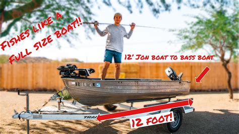 My 12 Foot Jon Boat To Bass Boat Conversion Complete Walkthrough