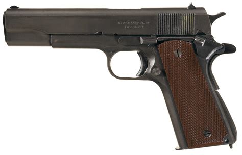 Check that pistol and magazines are 1. U.S. Ithaca Model 1911 A1 Semi-Automatic Lend-Lease Pistol