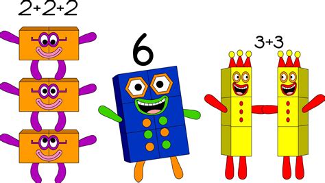 Numberblocks On Twitter From Gabesotillo Six Is Made Up Of Three