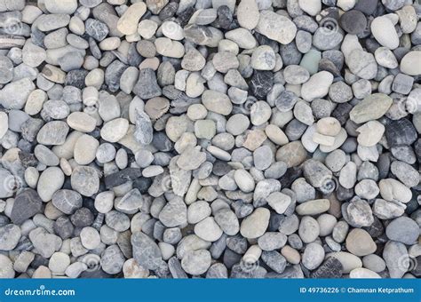 Naturally Coloured Pebbles Stock Photo Image Of Circle 49736226