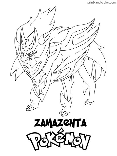 Zarude From Pokemon Sword And Shield Coloring Pages X