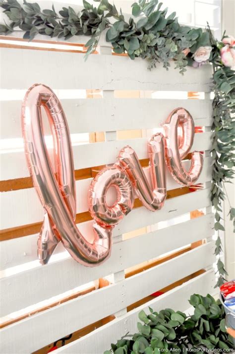 Diy outdoor tables out of recycled things. Kara's Party Ideas "Love"ly DIY Bridal | Baby Shower ...