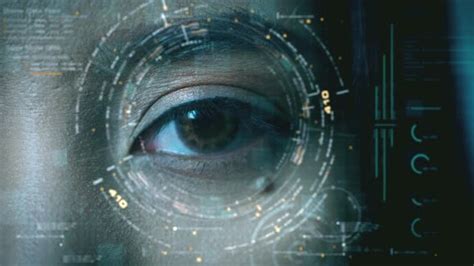 Biometric Retina Recognition 02 Stock Footage Videohive