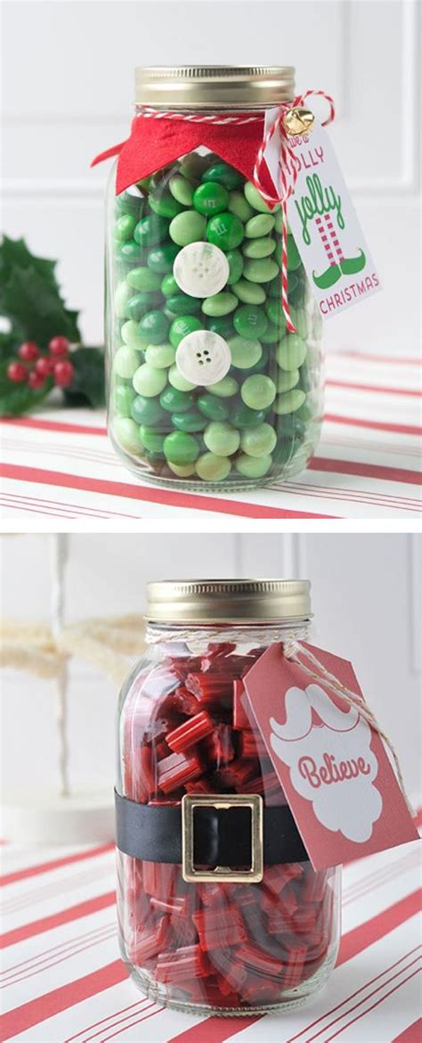 Christmas Candy Mason Jar T Ideas Homemydesign