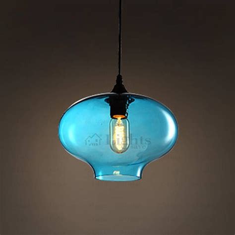 15 photos turquoise blue glass pendant lights