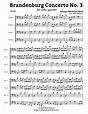 Brandenburg Concerto No. 3 – Cello Expressions Sheet Music Library