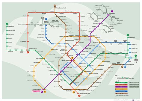 Lta Unveils Thomson East Coast Mrt Line This Is How The New Network Map Looks Like Great