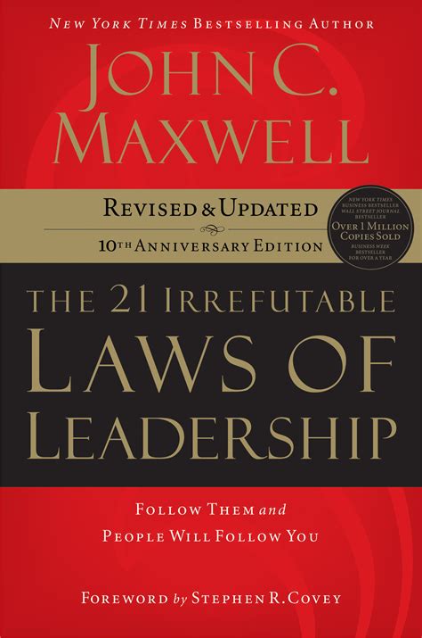 Book Summary The 21 Irrefutable Laws Of Leadership By