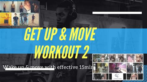 Get Up And Move Day 2 15min Effective Home Workout For Beginners Youtube