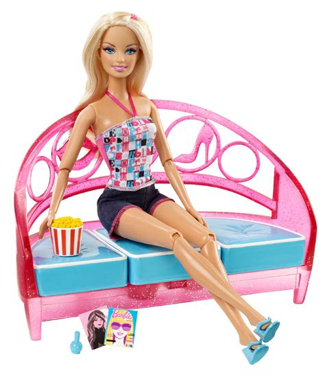 Barbie Girls Night In Doll And Couch