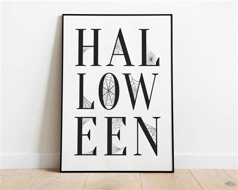 Halloween Prints Halloween Printable Wall Art Instant Etsy