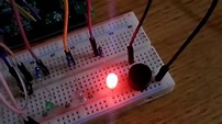 Como programar un Buzzer LEDs y Botones con raspberry pi y Python - YouTube