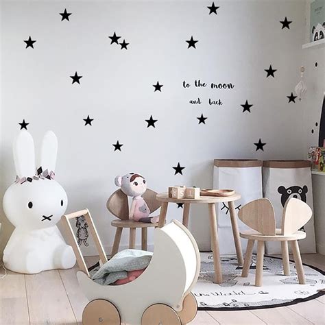 Stars Wall Clings For Kids Room Home Decoration Children Wall Decals
