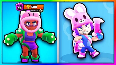 Unlocking New Brawler Rosa Bunny Penny Skin In Brawl Stars