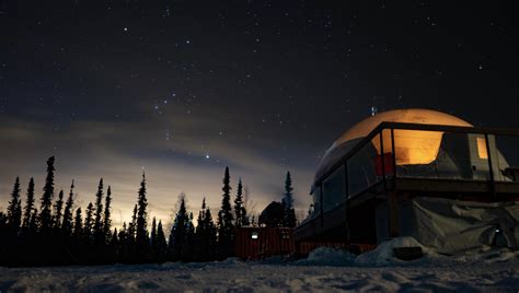 a night underneath the stars at borealis basecamp r alaska