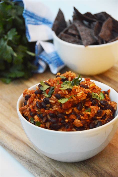 · easy mexican black beans made from scratch using instant pot or stove top pressure cooker. Slow Cooker Mexican Rice & Beans | Pumps & Iron