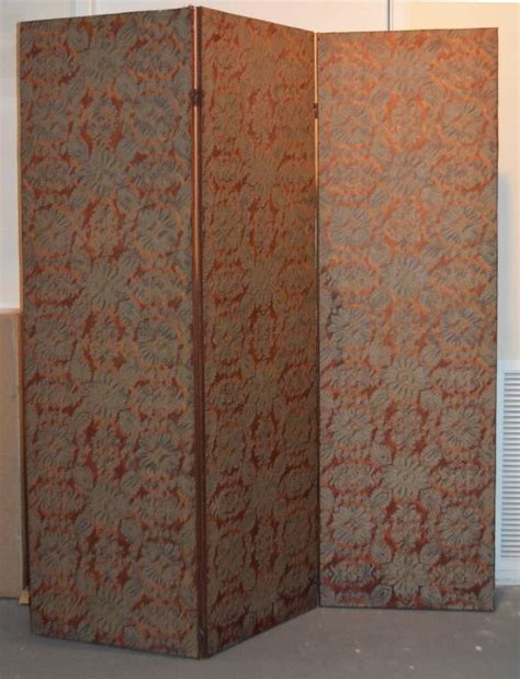 Vintage Three Panel Fortuny Screen For Sale At 1stdibs