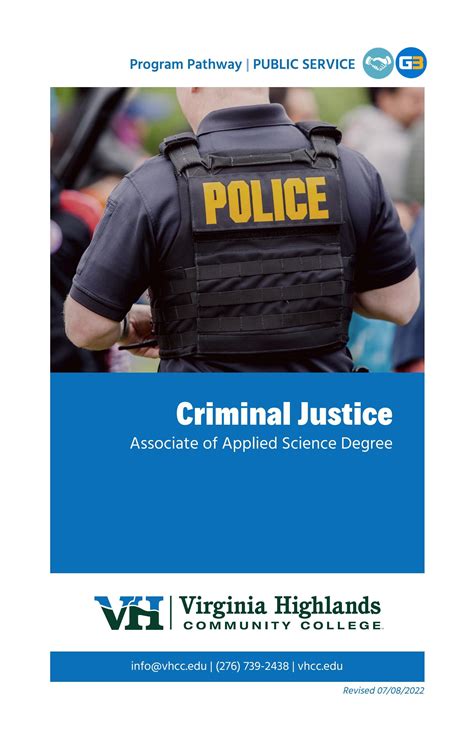 Criminal Justice Pathway | VHCC by Virginia Highlands Community College