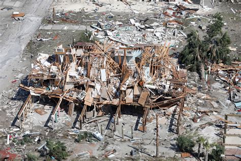 Drone Footage Captures Massive Scale Of Hurricane Michaels Destruction