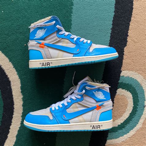 Off White X Air Jordan 1 Retro High Og Unc Ox Street