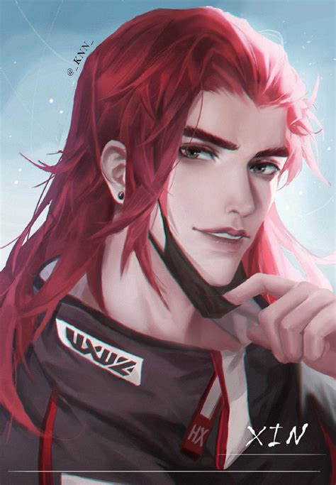 Pin By 煙夜 On 王者荣耀 Honor Of King Anime Red Hair Red Hair Anime Guy
