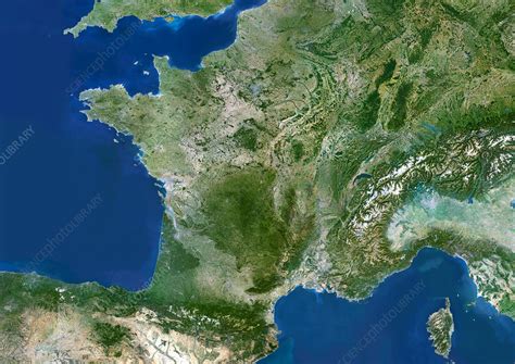 France Satellite Image Stock Image E0700613 Science Photo Library