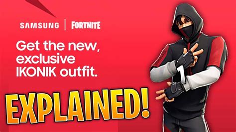 According to the italian samsung galaxy page the ikonik skin is going to no longer be. The Fortnite IKONIK Skin EXPLAINED! - YouTube