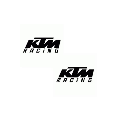 2 Stickers Ktm Racing Ktm Stickers Moto Byvad