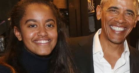 Former President Barack Obama Spotted In New York With Daughter Malia