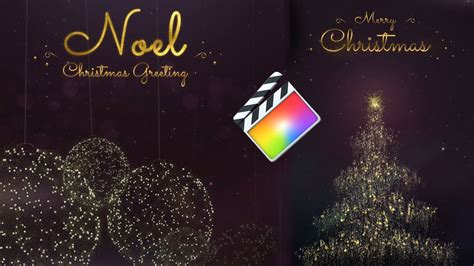 Final cut pro takes advantage of all the gpus in mac pro and uses multithreading to spread final cut pro offers the most advanced organizing tools of any professional video editing application. Christmas Greetings for Final Cut Pro | Christmas Opener ...