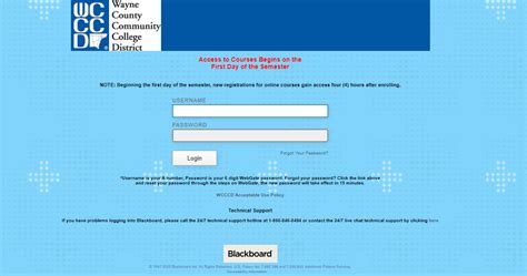 Wcccd Blackboard Login Guide