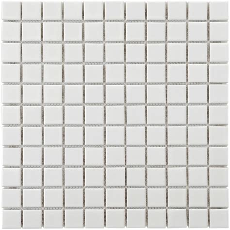 Merola Tile Metro Square Glossy White 11 34 In X 11 34 In X 5 Mm