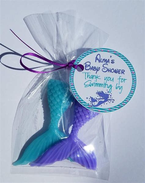 Mermaid Baby Shower Favors Under The Sea Girls Birthday Etsy