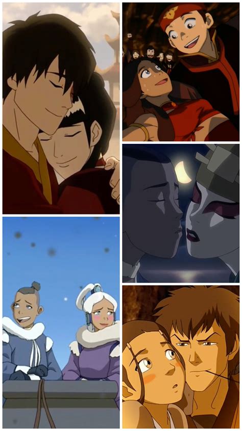 All Couples From The Avatar Avatar Cartoon Avatar The Last Airbender The Last Airbender