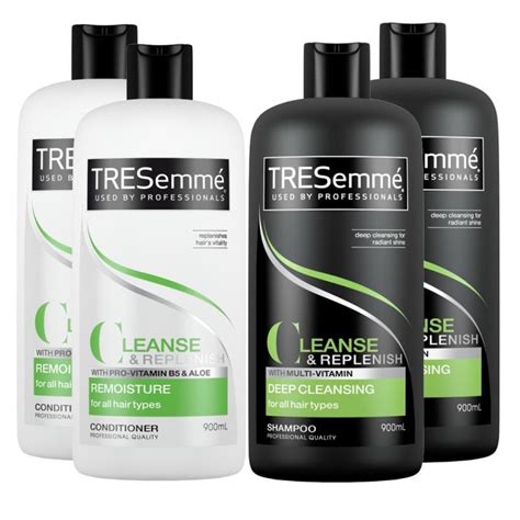 Tresemme Cleanse And Replenish Shampoo And Conditioner 2 Pack 900ml