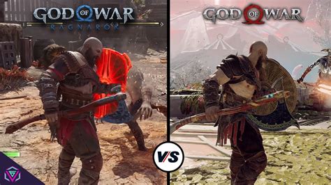 God Of War Ragnarok Vs God Of War 2018 Gameplay Comparison 4k