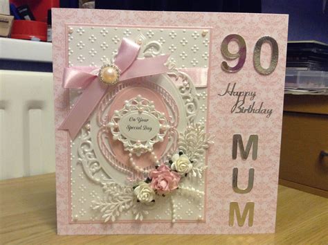 90th Birthday Card For A Mum 90th Birthday Cards Birthday Cards For