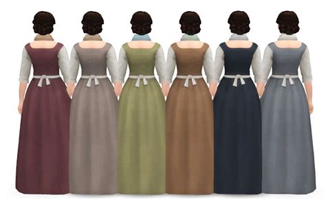 Bakers Wife Dress At Historical Sims Life Sims 4 Updates